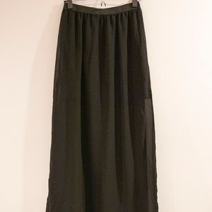 H&M | Black Maxi Skirt